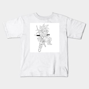 time crusader ecopop crono art Kids T-Shirt